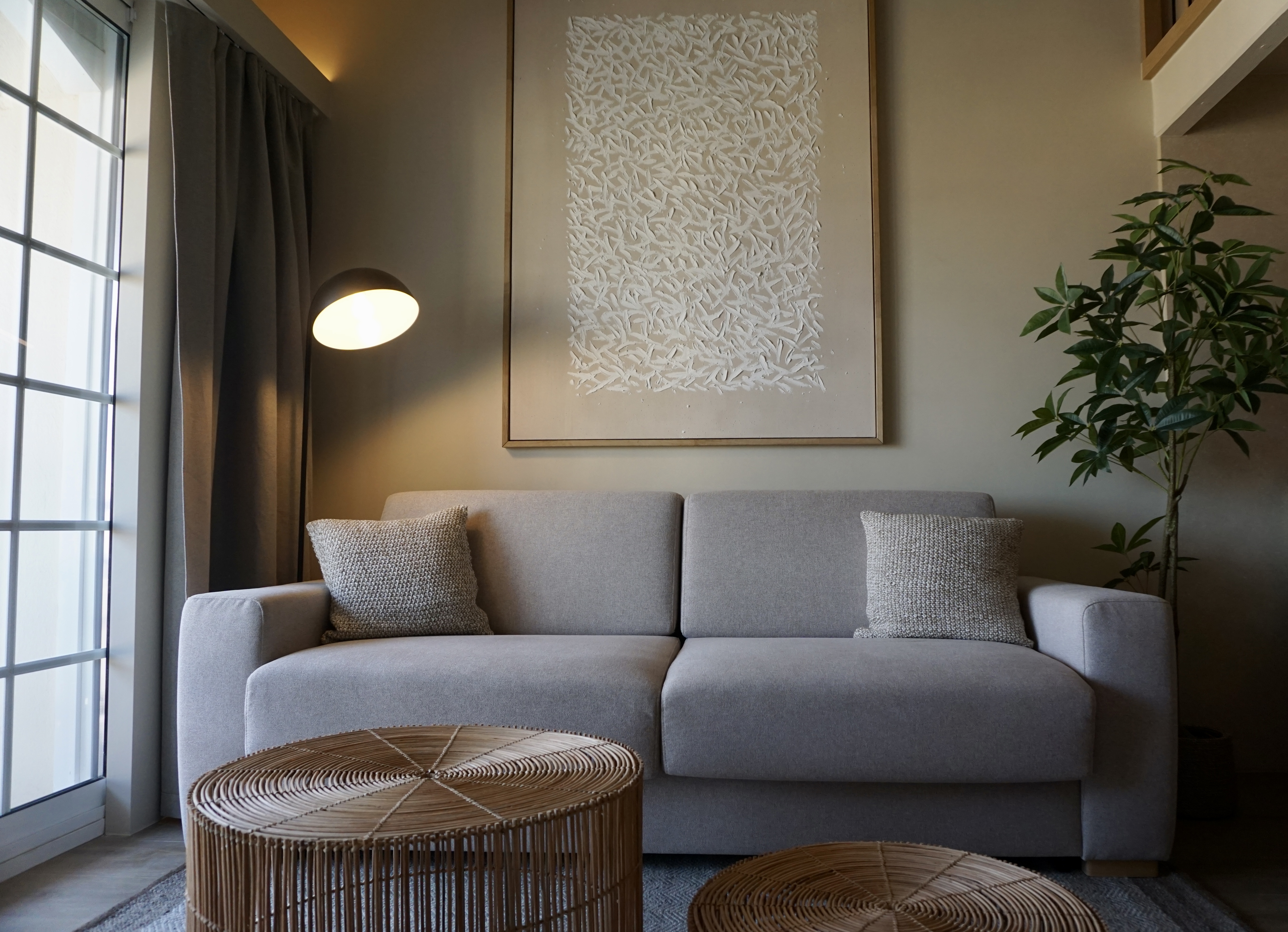 Wohnzimmer mit Sofa